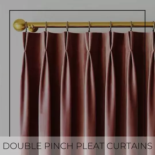 DOUBLE PINCH PLEAT CURTAINS