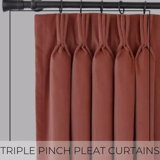 TRIPLE PINCH PLEAT CURTAINs